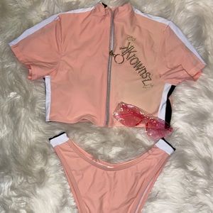 Krownsz two piece swim suit